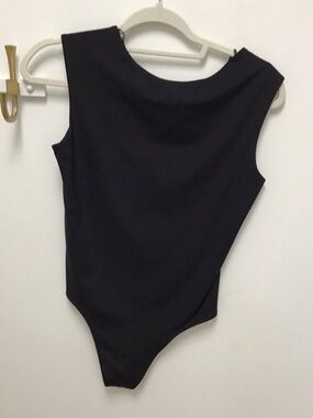Steve Madden Classic Black Sleeveless Nile Bodysuit